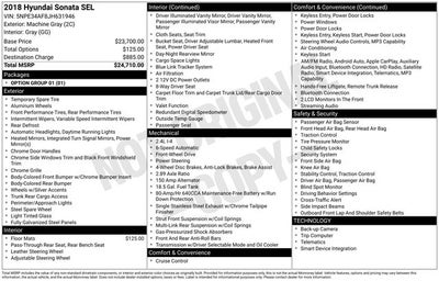 2018 Hyundai Sonata SEL