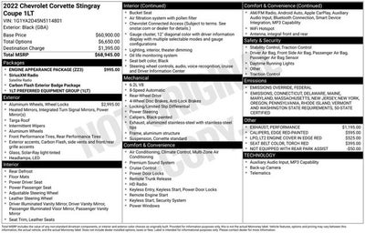 2022 Chevrolet Corvette 1LT
