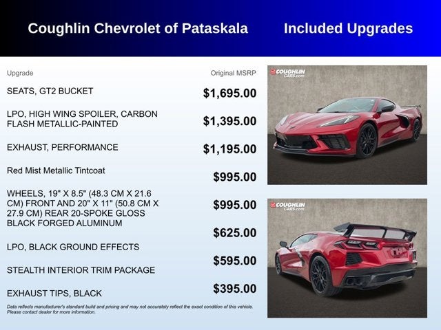 2025 Chevrolet Corvette 2LT