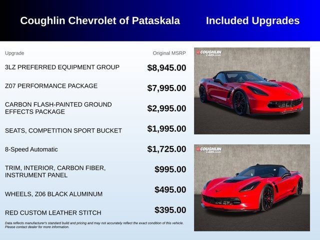 2016 Chevrolet Corvette Z06 3LZ