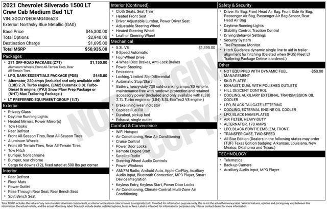 2021 Chevrolet Silverado 1500 LT