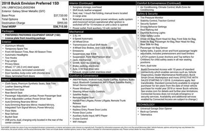 2018 Buick Envision Preferred