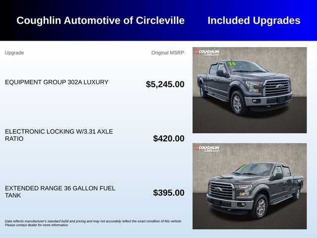 2016 Ford F-150 XLT