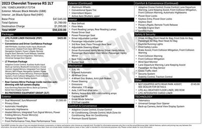2023 Chevrolet Traverse RS