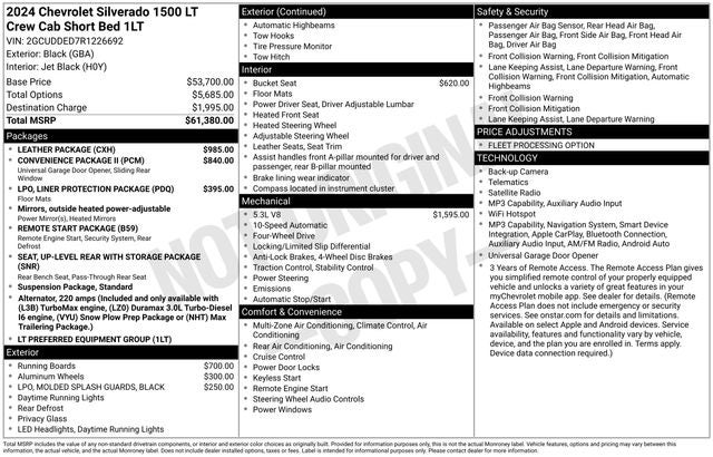 2024 Chevrolet Silverado 1500 LT LT1