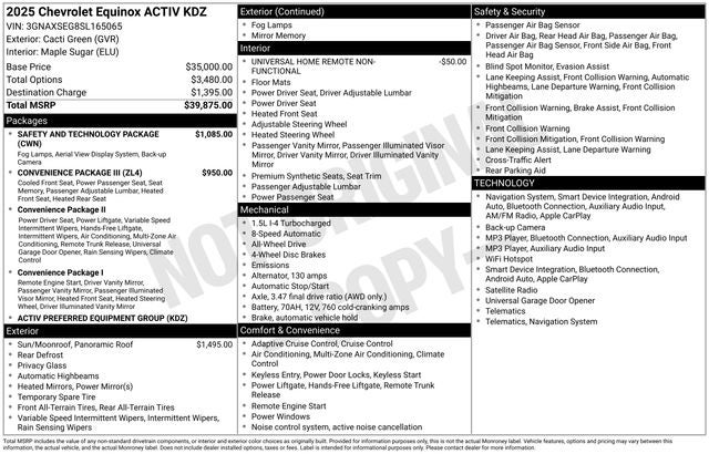 2025 Chevrolet Equinox ACTIV