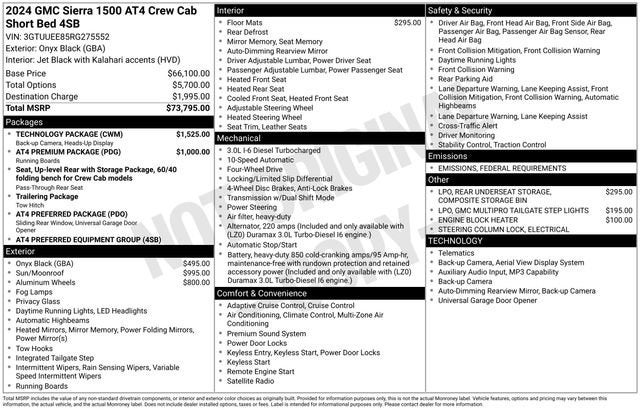 2024 GMC Sierra 1500 AT4