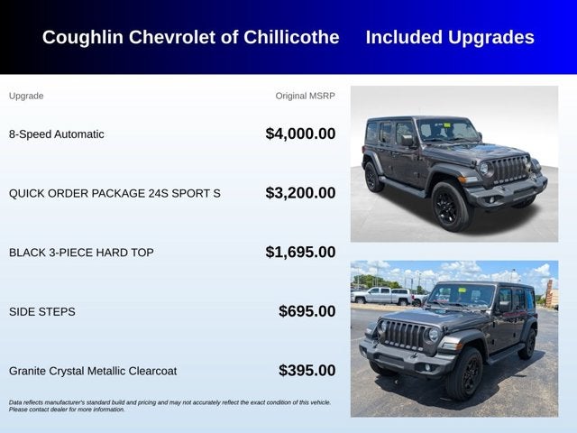 2022 Jeep Wrangler Unlimited Sport S