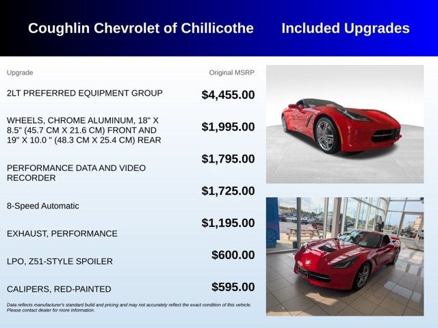 2016 Chevrolet Corvette 2LT