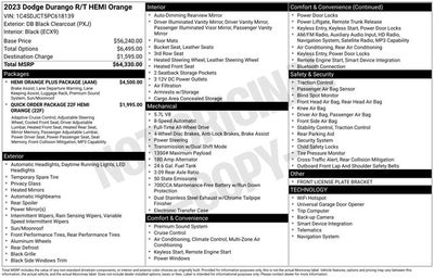 2023 Dodge Durango R/T Orange Sport