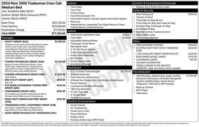 2024 RAM 3500 Tradesman