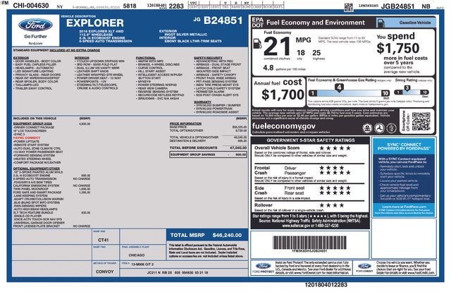 2018 Ford Explorer XLT