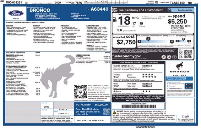 2026 Ford Bronco Big Bend