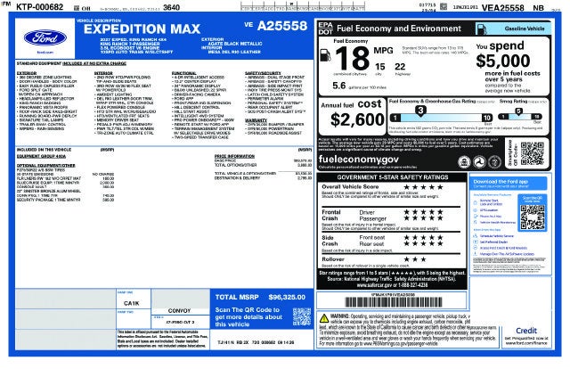 2027 Ford Expedition Max King Ranch