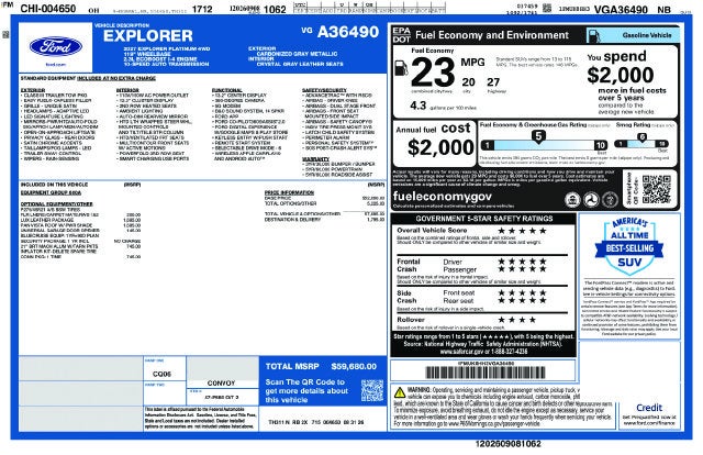 2027 Ford Explorer Platinum