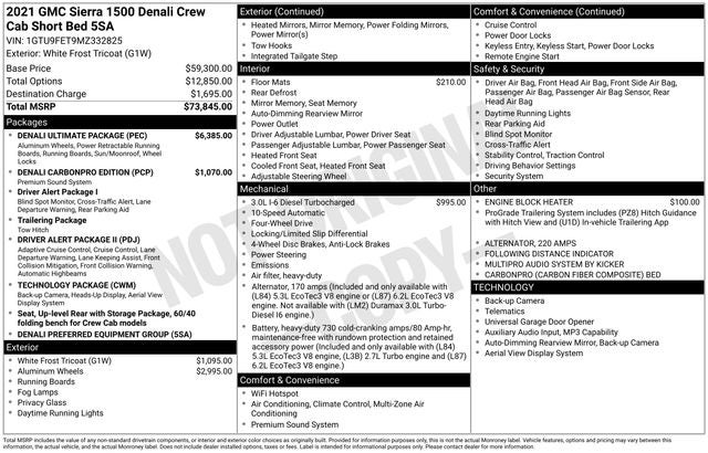 2021 GMC Sierra 1500 Denali