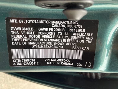 2010 Toyota Corolla LE