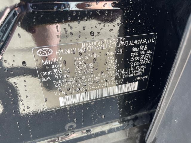 2021 Hyundai Santa Fe SEL