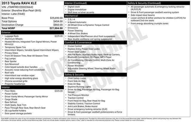 2013 Toyota RAV4 XLE