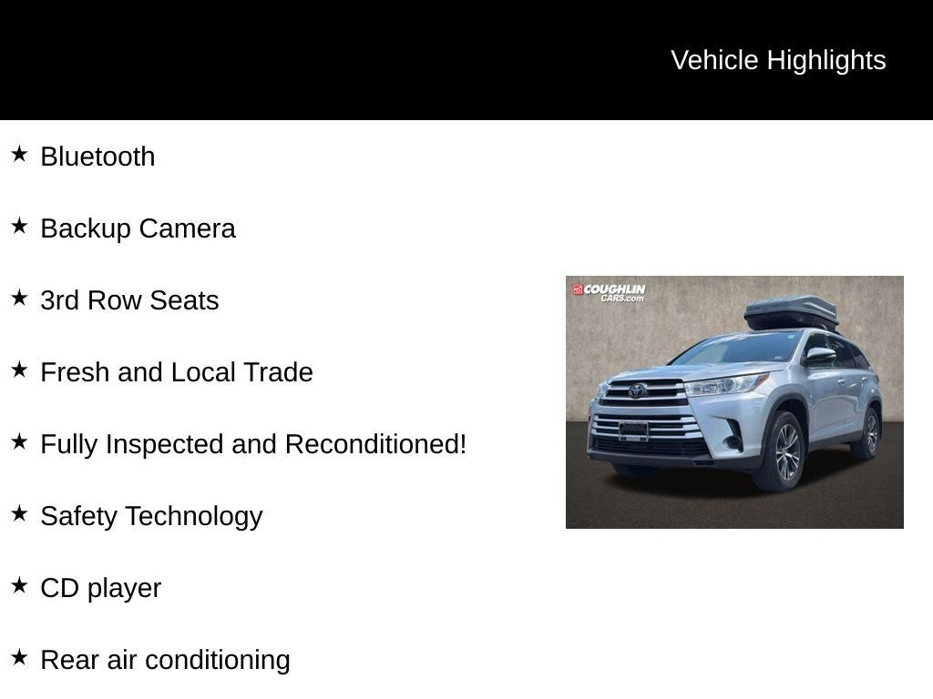 2019 Toyota Highlander LE