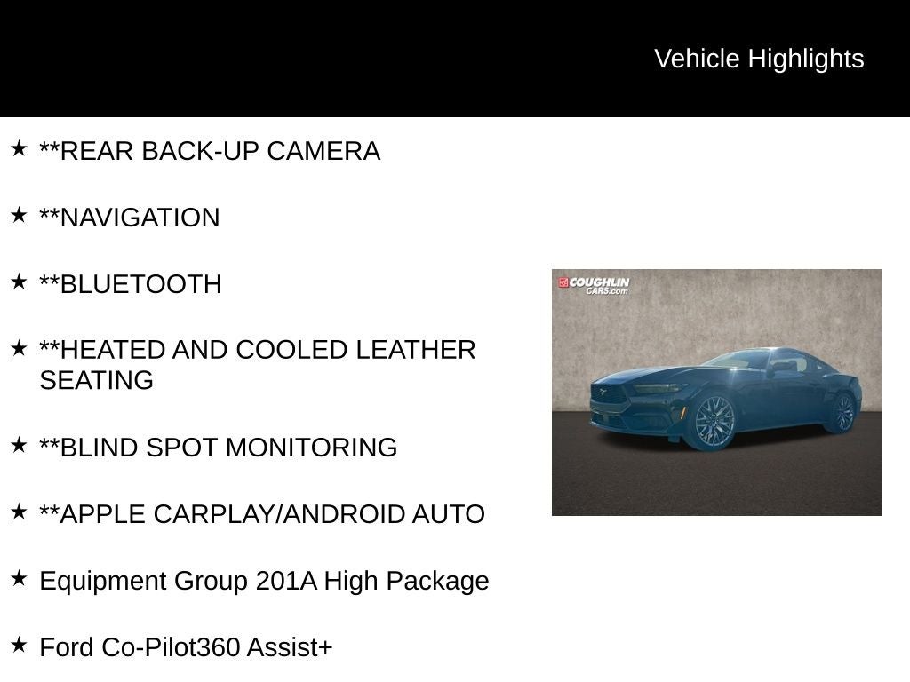 2025 Ford Mustang EcoBoost Premium