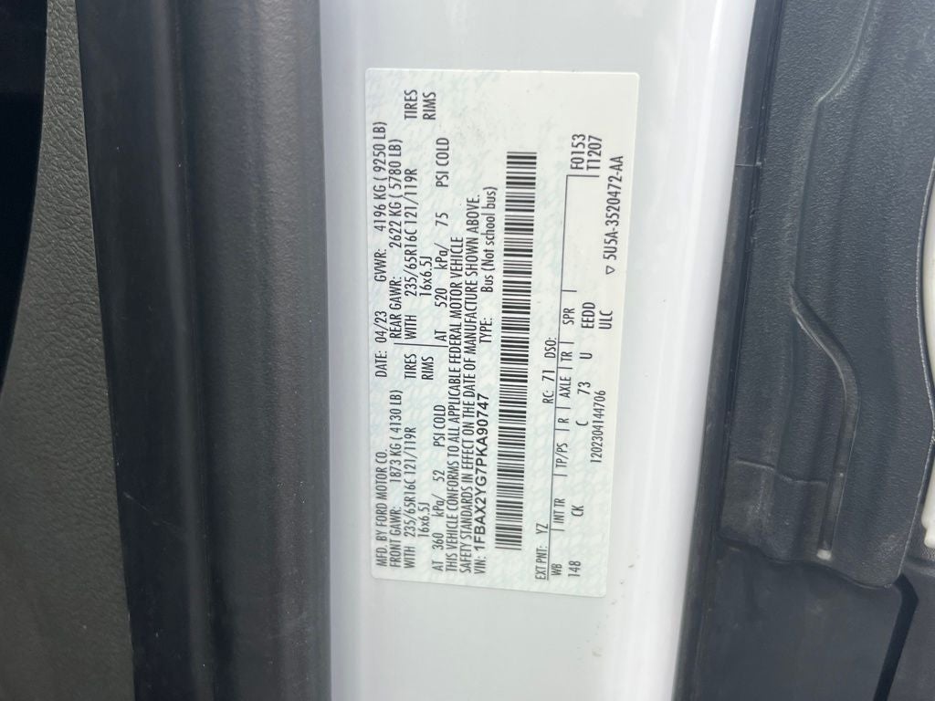 2023 Ford Transit-350 XLT