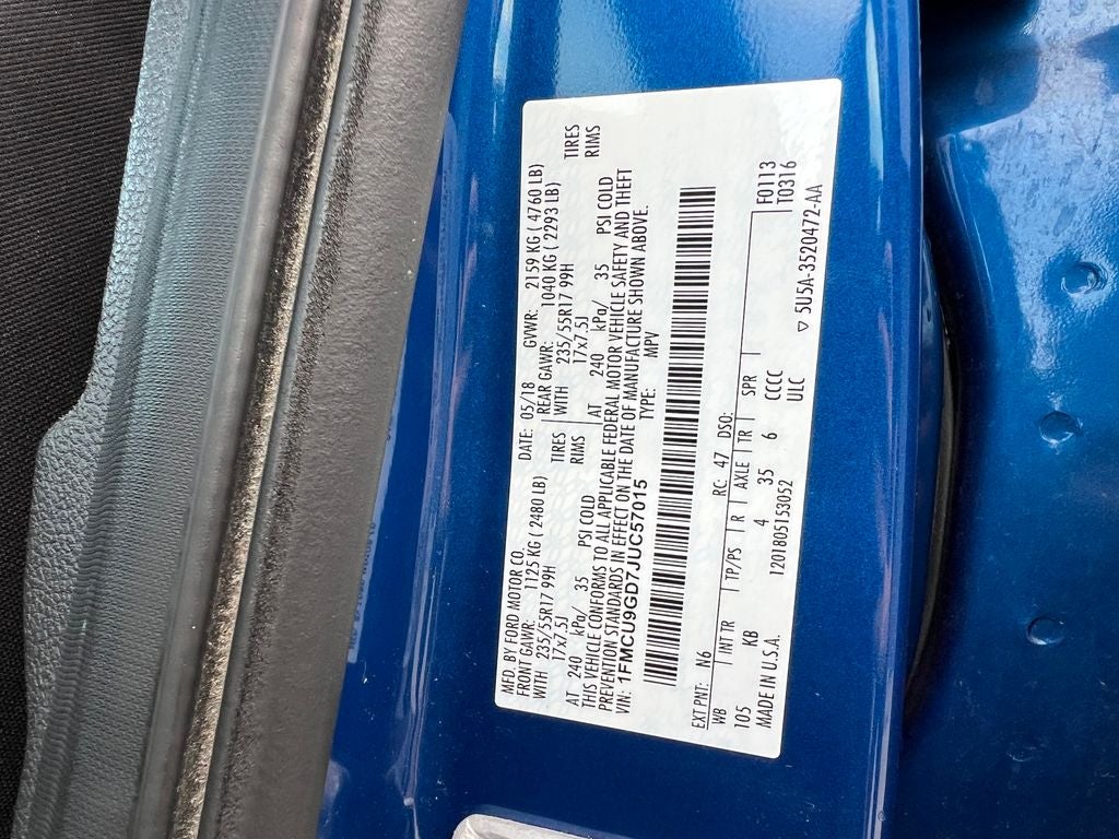 2018 Ford Escape SE