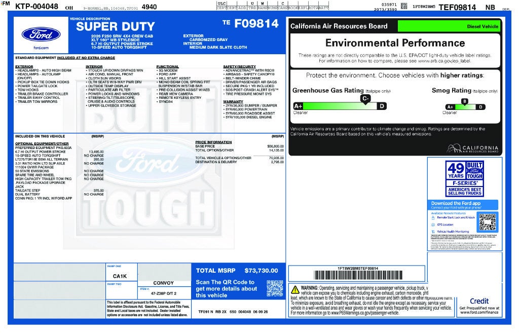 2026 Ford F-250SD XLT