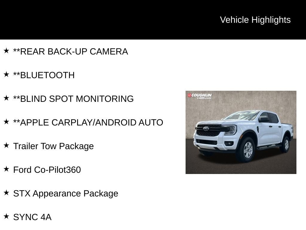 2025 Ford Ranger XL STX 4X4