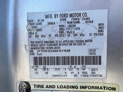 2010 Ford F-150 Lariat