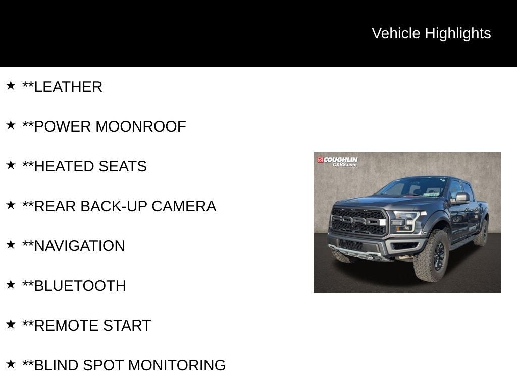 2017 Ford F-150 Raptor