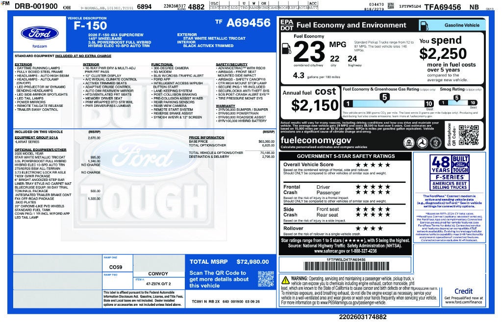 2026 Ford F-150 Lariat