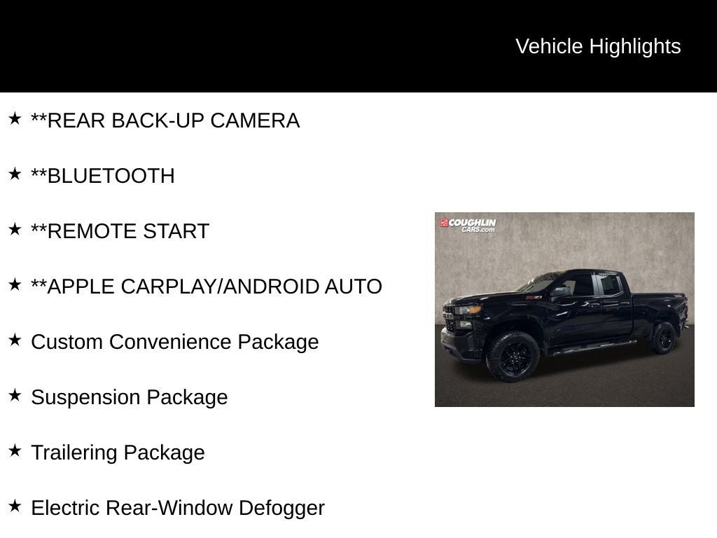 2019 Chevrolet Silverado 1500 Custom Trail Boss