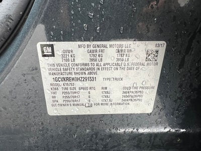 2017 Chevrolet Silverado 1500 LT LT1