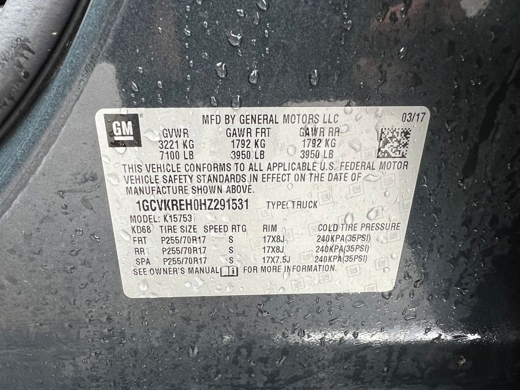 2017 Chevrolet Silverado 1500 LT LT1