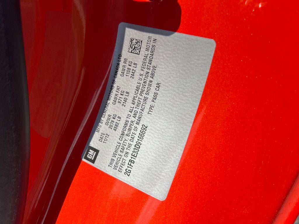 2013 Chevrolet Camaro 1LT