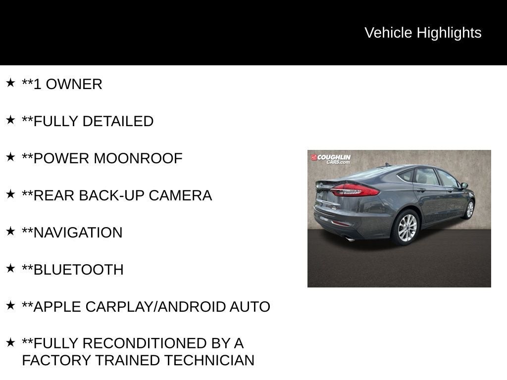 2020 Ford Fusion SE