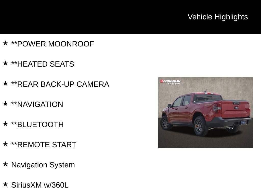 2025 Ford Maverick Tremor AWD