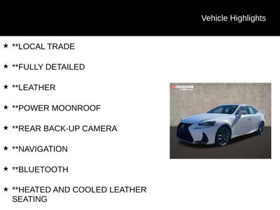 2019 Lexus IS 350