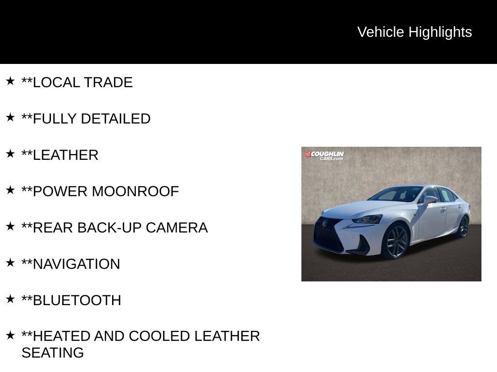 2019 Lexus IS 350