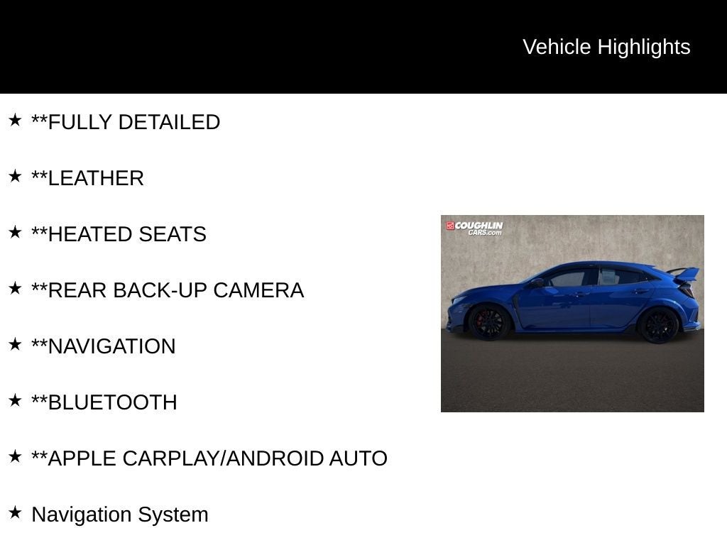 2017 Honda Civic Type R Touring