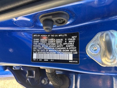 2017 Honda Civic Type R Touring