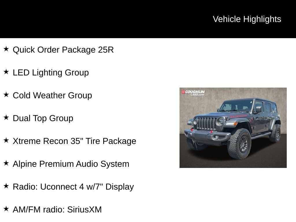 2021 Jeep Wrangler Unlimited Rubicon
