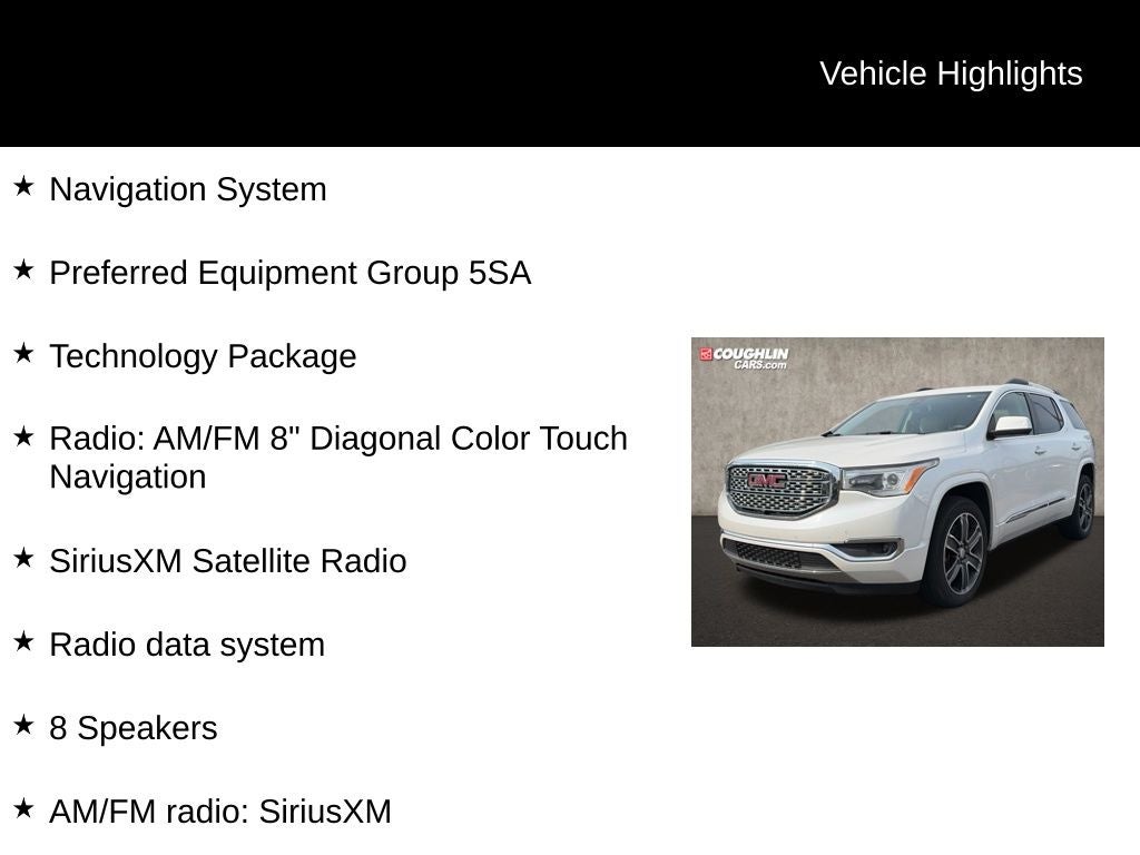 2018 GMC Acadia Denali