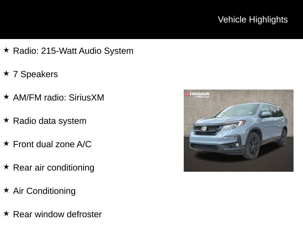 2022 Honda Pilot Special Edition
