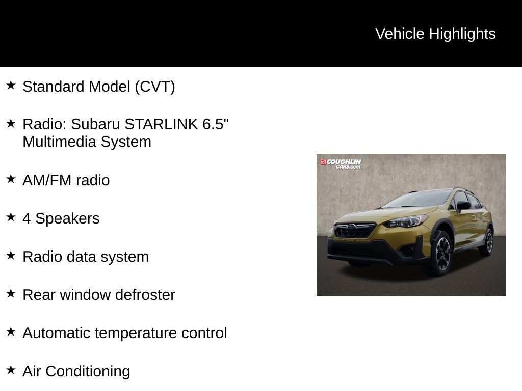 2023 Subaru Crosstrek CVT