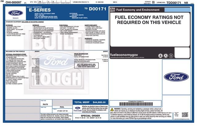 2026 Ford E-350SD Base Cutaway