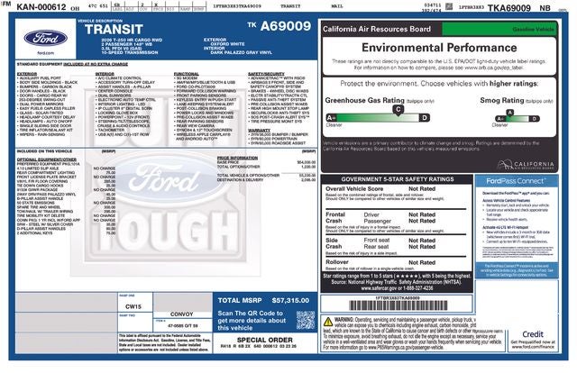 2026 Ford Transit-250 Base
