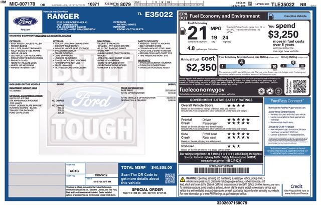 2026 Ford Ranger XL