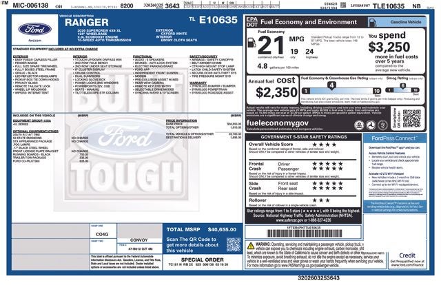 2026 Ford Ranger XL